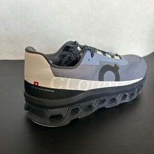 On Cloudmonster Fossil/Magnet Sneakers, 61.98132, Size 13M